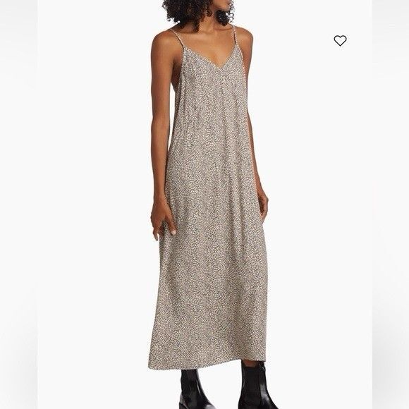 Jenni Kayne Size Large Leopard Print Maxi Slip Dress - Picture 11 of 15